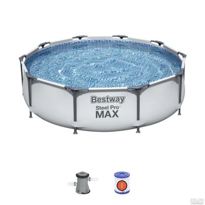 Лот: 17780599. Фото: 1. Бассейн каркасный Stell Pro MAX... Бассейны, аксессуары и комплектующие