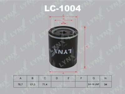 Лот: 13356855. Фото: 1. Lynx LC-1004 Масляный фильтр. Расходные материалы