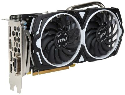 Лот: 25858347. Фото: 1. MSI Radeon RX570 Armor OC 4Gb. Видеокарты