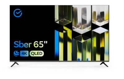 Лот: 21141551. Фото: 1. Новый умный телевизор 65" QLED... Телевизоры