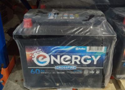 Лот: 16969502. Фото: 1. Аккумулятор Energy 60 A Новый!. Аккумуляторы