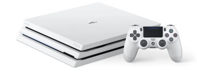Лот: 10896370. Фото: 1. Sony PlayStation 4 PRO White Новая... Игровые приставки, консоли