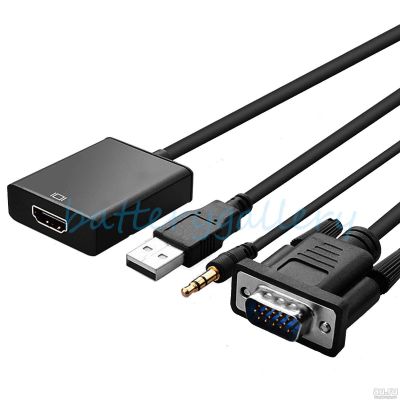 Лот: 15278135. Фото: 1. Переходник с VGA на HDMI Video... Шлейфы, кабели, переходники
