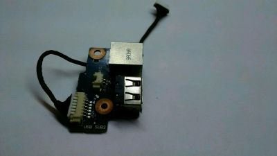 Лот: 11959671. Фото: 1. Плата USB + LAN для ноутбука Samsung... Платы расширения, контроллеры, доп. порты