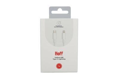 Лот: 23932707. Фото: 1. Кабель USB Type-C-Lightning HOFF... Удлинители, тройники, сетевые фильтры