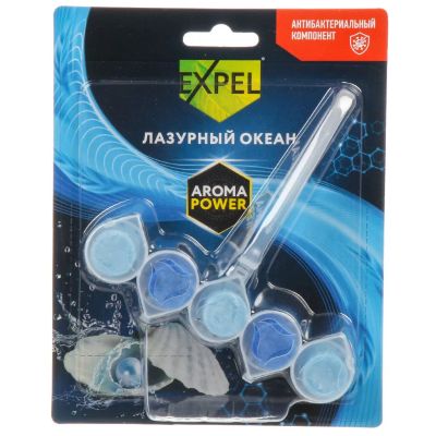 Лот: 24352309. Фото: 1. Подвеска для унитаза Expel, Лазурный... Бытовая химия