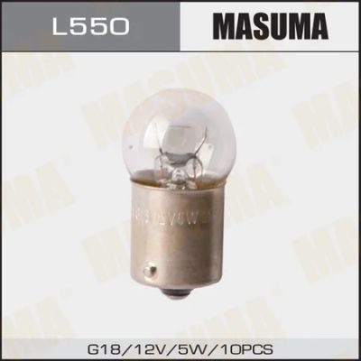 Лот: 18607307. Фото: 1. Лампа цок. masuma 12v 5w ba15s... Электрооборудование