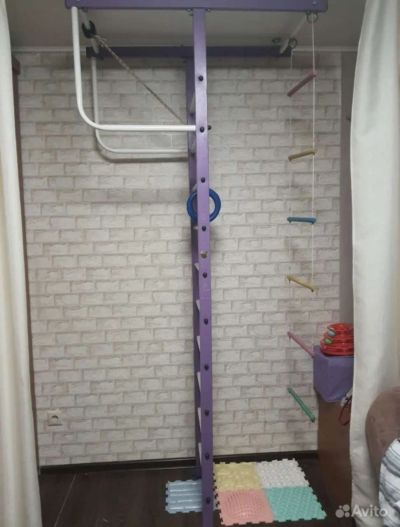 Лот: 20571484. Фото: 1. Лестница, детский игровой, спортивный... Детские спортивные комплексы, батуты