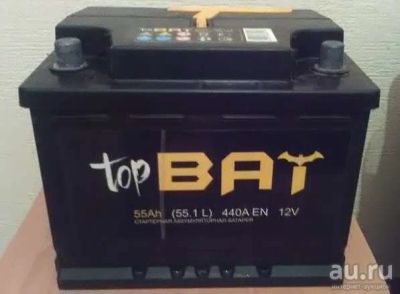 Лот: 13674966. Фото: 1. Topbat 440A 55Ah Обратная полярность. Аккумуляторы
