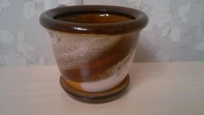 Лот: 8610243. Фото: 1. Цветочный горшок. Кашпо, горшки, вазоны для цветов