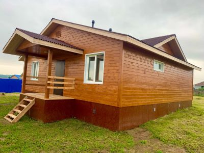 Лот: 20581177. Фото: 1. Дом новый 100м2 на участке 10... Дома