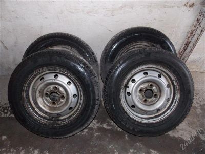 Лот: 2741413. Фото: 1. Комплект дисков с резиной 4/100... Шины на дисках
