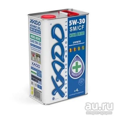 Лот: 17413125. Фото: 1. XADO Atomic Oil 5W-30 SM/CF, 1л... Масла, жидкости