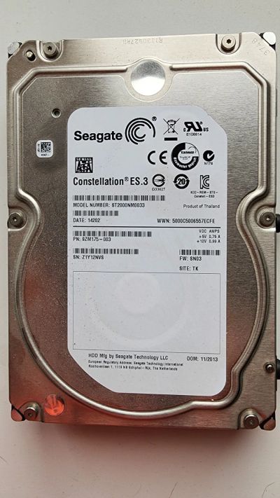 Лот: 20276840. Фото: 1. Жесткий диск Seagate Constellation... Жёсткие диски (HDD)