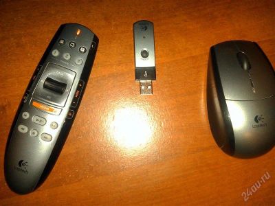 Лот: 1851497. Фото: 1. Беспроводные мышь и пульт Logitech. Клавиатуры и мыши