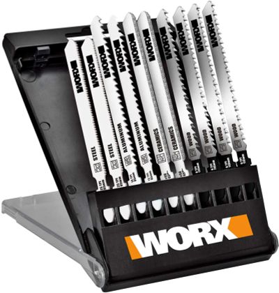 Лот: 24296490. Фото: 1. Набор пилок для лобзика WORX WA8106... Электроинструмент
