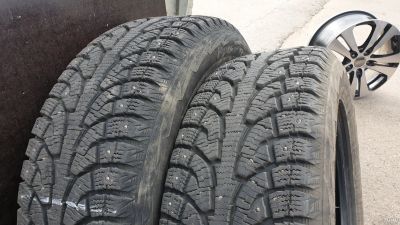 Лот: 14389918. Фото: 1. Шипованные шины Hankook i'Pike... Шины