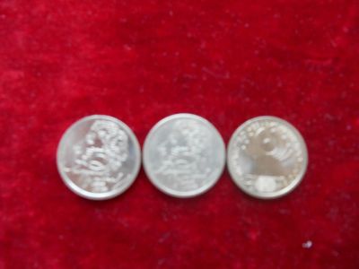 Лот: 25046352. Фото: 1. 1 рубль россия 3 шт пушкин ммд-... Россия после 1991 года