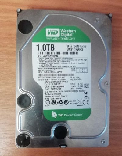 Лот: 19710055. Фото: 1. жесткий диск 1Тб. Жёсткие диски (HDD)