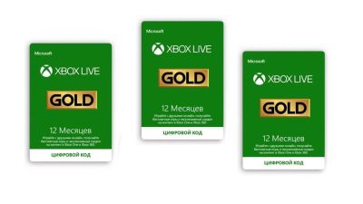 Лот: 15257586. Фото: 1. Xbox Live gold на 12 месяцев. Другое (игровые консоли)