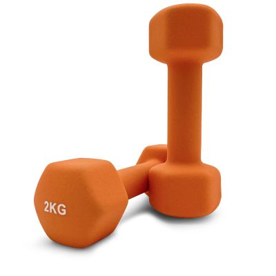 Лот: 25545222. Фото: 1. Гантель неопреновая 2 кг UnixFit... Гантели