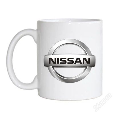 Лот: 1746819. Фото: 1. Кружка с логотипом Nissan. Кружки, стаканы, бокалы