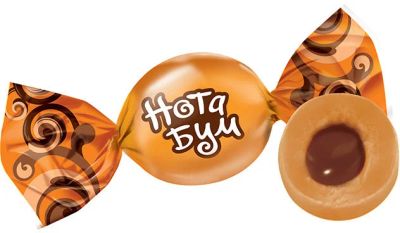 Лот: 10855705. Фото: 1. конфеты нота бум вкус ирис -шоколад. Шоколад, конфеты