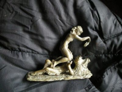 Лот: 5821453. Фото: 1. секс.эротика.ню.эрос.бронза.12см... Скульптуры