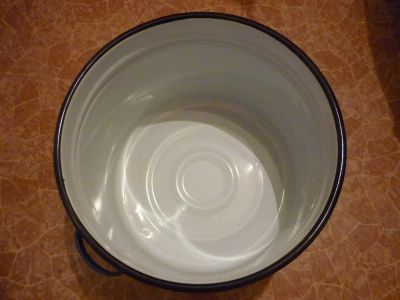 Лот: 3475285. Фото: 1. Кастрюля (бак эмалированный... Сковороды и сотейники