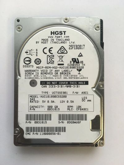 Лот: 14671743. Фото: 1. comp.hdd.#64 Серверный SAS жесткий... Жёсткие диски (HDD)