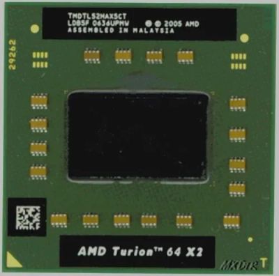 Лот: 19847295. Фото: 1. CPU процессор ноутбука AMD Turion-64... Процессоры