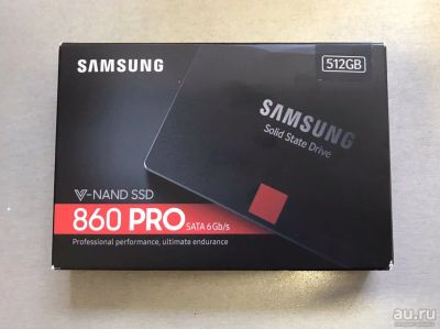 Лот: 12803425. Фото: 1. SSD Samsung 860 PRO 512 Gb новый. SSD-накопители
