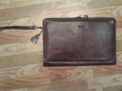 Лот: 360595. Фото: 1. Коричневая кожаная папка Dclears. Сумки