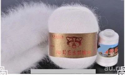 Лот: 3629100. Фото: 1. Пряжа пух норки. Ткани, нитки, пряжа