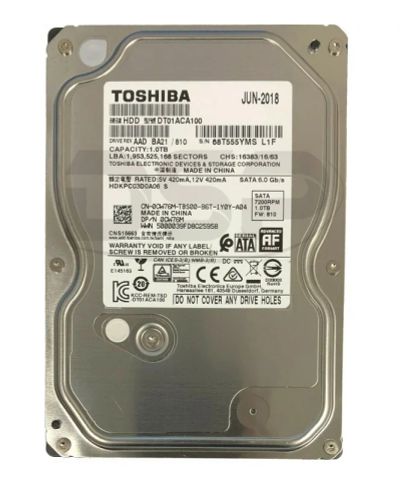 Лот: 19225030. Фото: 1. Жесткий диск 1Тб Toshiba DT01ACA100. Жёсткие диски (HDD)