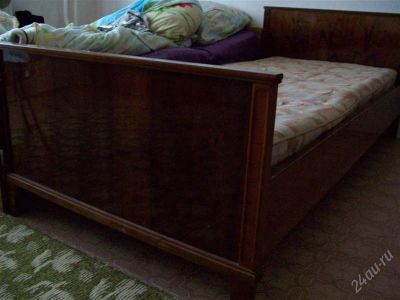 Лот: 2800915. Фото: 1. Кровать 1,5 спальная пруж матрасом. Кровати