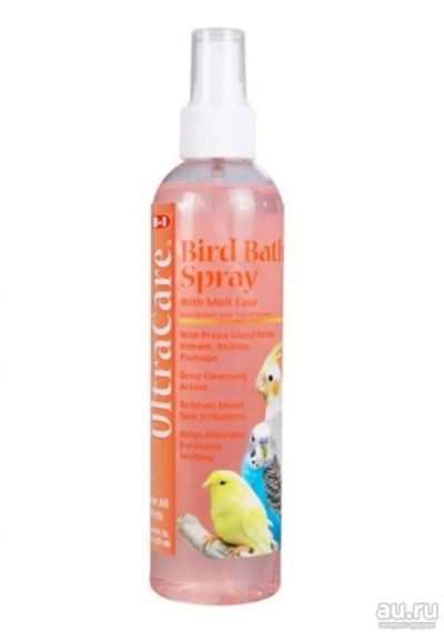 Лот: 8387839. Фото: 1. Средство 8in1 Bird Bath Spray... Косметика для животных