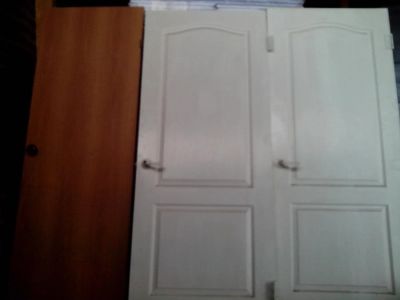 Лот: 4566837. Фото: 1. двери межкомнатные б.у. 2 шт. Двери межкомнатные