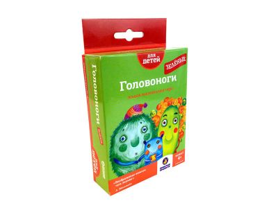 Лот: 9959454. Фото: 1. Головоноги Зеленые. Настольные игры, карты