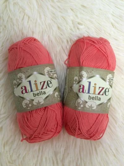 Лот: 9849238. Фото: 1. Пряжа ALIZE BELLA 100% хлопок... Ткани, нитки, пряжа