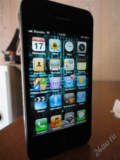 Лот: 2019026. Фото: 1. iPhone 4 16Gb Canada iOS 6 + чехол... Смартфоны