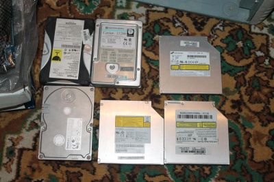 Лот: 4958403. Фото: 1. 3 dvd-rw для ноутбука ide. Приводы CD, DVD, BR, FDD