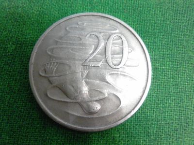 Лот: 14478071. Фото: 1. Монета Австралии 20 центов (очень... Австралия и Океания