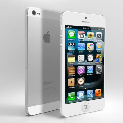 Лот: 6176058. Фото: 1. Apple iPhone 5 16Gb silver. Смартфоны