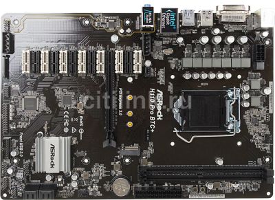 Лот: 17215247. Фото: 1. Материнская плата ASRock H110... Материнские платы