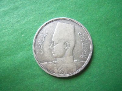 Лот: 19449373. Фото: 1. Египет 5 пиастров 1939 г. ФАРУК... Африка