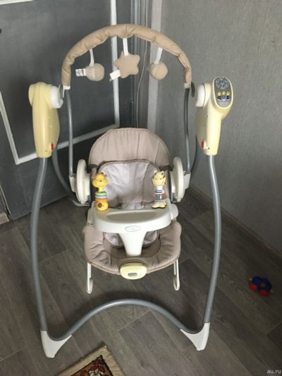 Лот: 15602961. Фото: 1. электронные качели Graco. Ходунки, прыгунки, качели