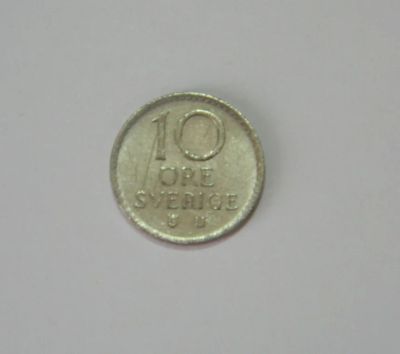 Лот: 15335068. Фото: 1. Швеция. 10 эре ( оре ) 1970 г. Европа