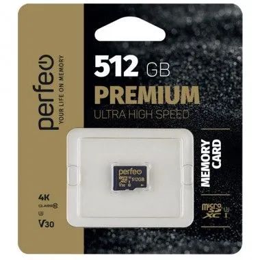 Лот: 22142673. Фото: 1. КАРТА ПАМЯТИ PERFEO microSDXC128GB... Карты памяти