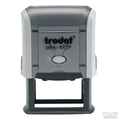 Лот: 14020385. Фото: 1. Trodat 4929 (50х30 мм) цвет серый... Печати, штампы, оснастки